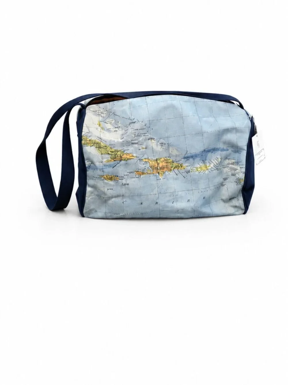 Coastal map duffle bag